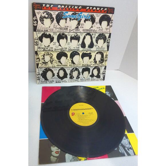 Rolling Stones Some Girls Vinyl VG+ COC39108 - Picture 3 of 5